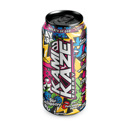 Kamikaze Blue Raspberry Energy Drink