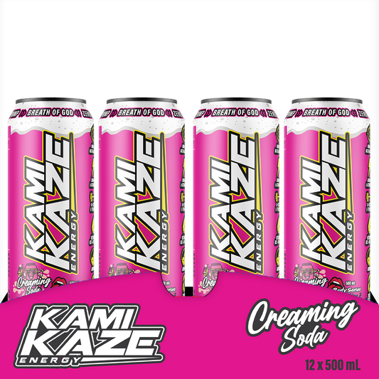 Kamikaze Creaming Soda Energy Drink 12 Pack