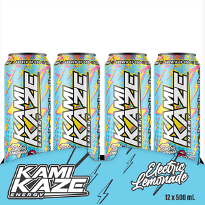 Kamikaze Electric Lemonade Energy Drink 12 Pack