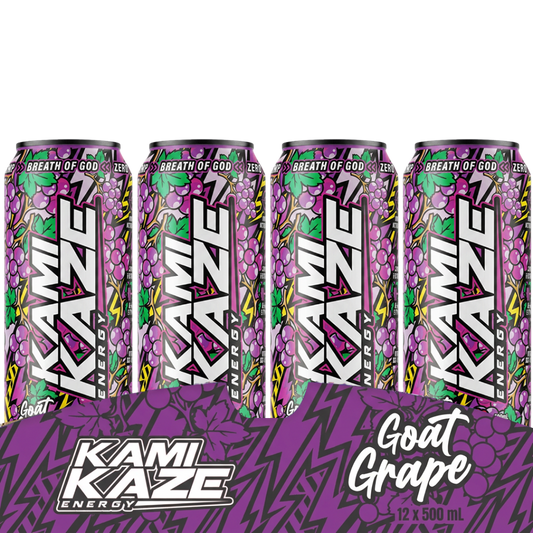 Kamikaze Goat Grape Energy Drink 12 Pack