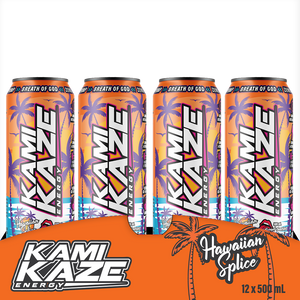 Kamikaze Hawaiian Splice Energy Drink 12 Pack